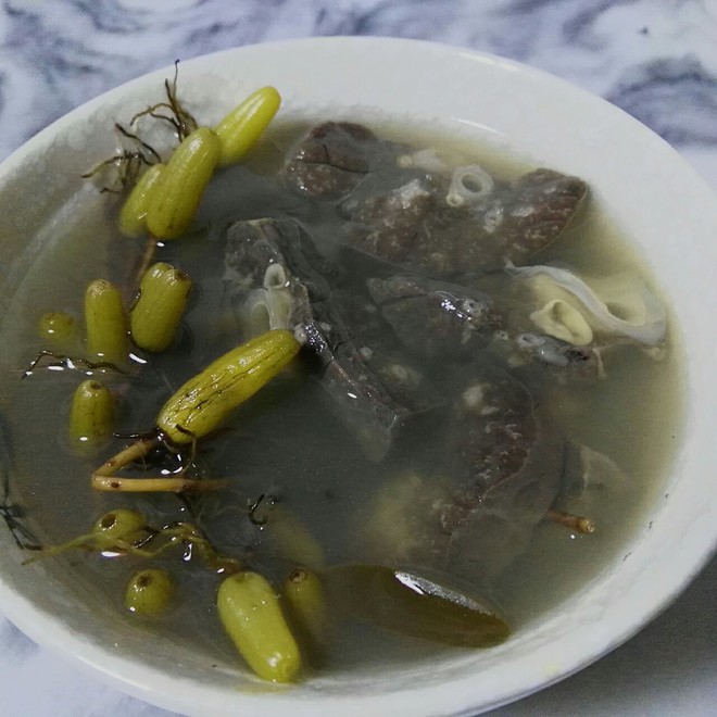 Stone Olive Pig Lung Soup recipe