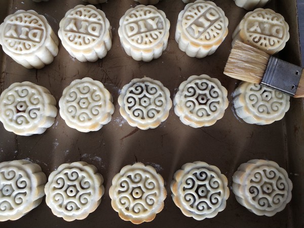 Red Bean Paste and Chestnut Mooncakes recipe