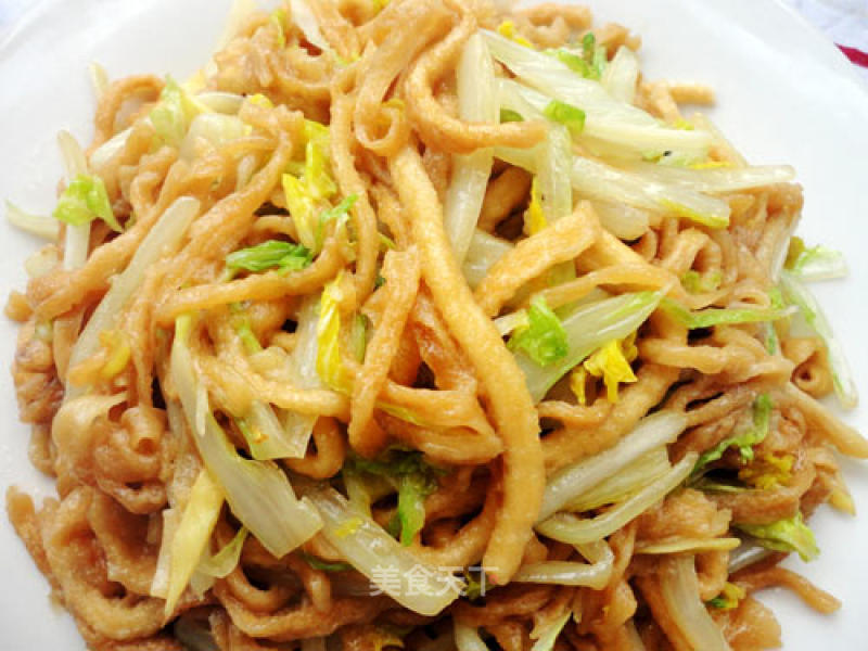 Simple and Quick Delicious Stir-fry -------stir-fried Cabbage with Mochi recipe