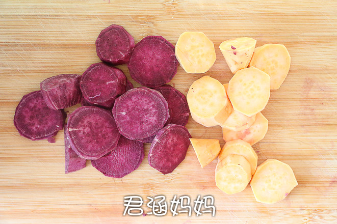 Three-color Taro Balls recipe