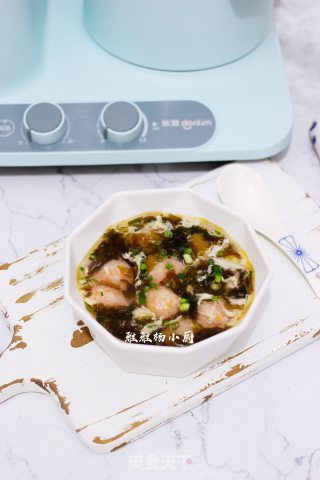 Shrimp and Seaweed Hibiscus Soup recipe