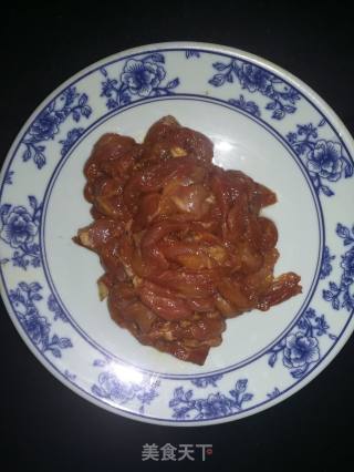 Stir-fried Bean Curd with Shredded Pork with Pepper recipe