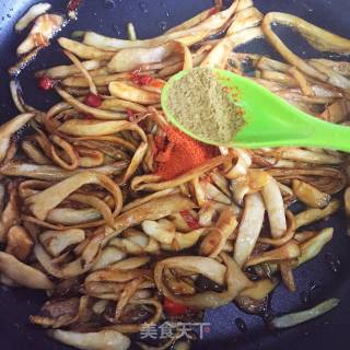Spicy Shredded King Pleurotus recipe