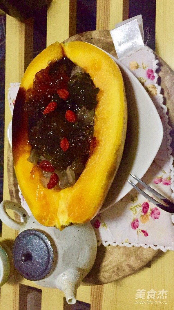 Peach Gum Papaya recipe