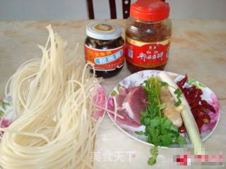 Beef Mixed with Rice Noodles-xinjiang Taste recipe