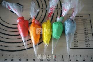 #aca烤明星大赛#five-color Rainbow Cake recipe