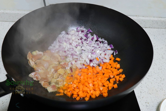 Curry Chicken Drumstick Rice recipe