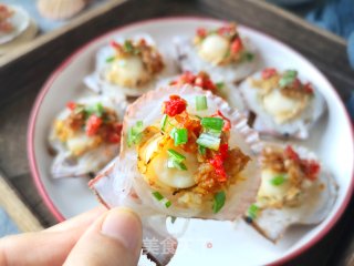 Steamed Scallops with Garlic Vermicelli recipe