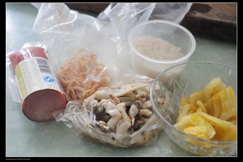 Seafood Razor Porridge recipe