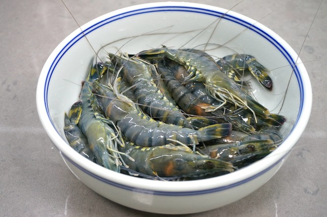 Braised Black Tiger Shrimp recipe