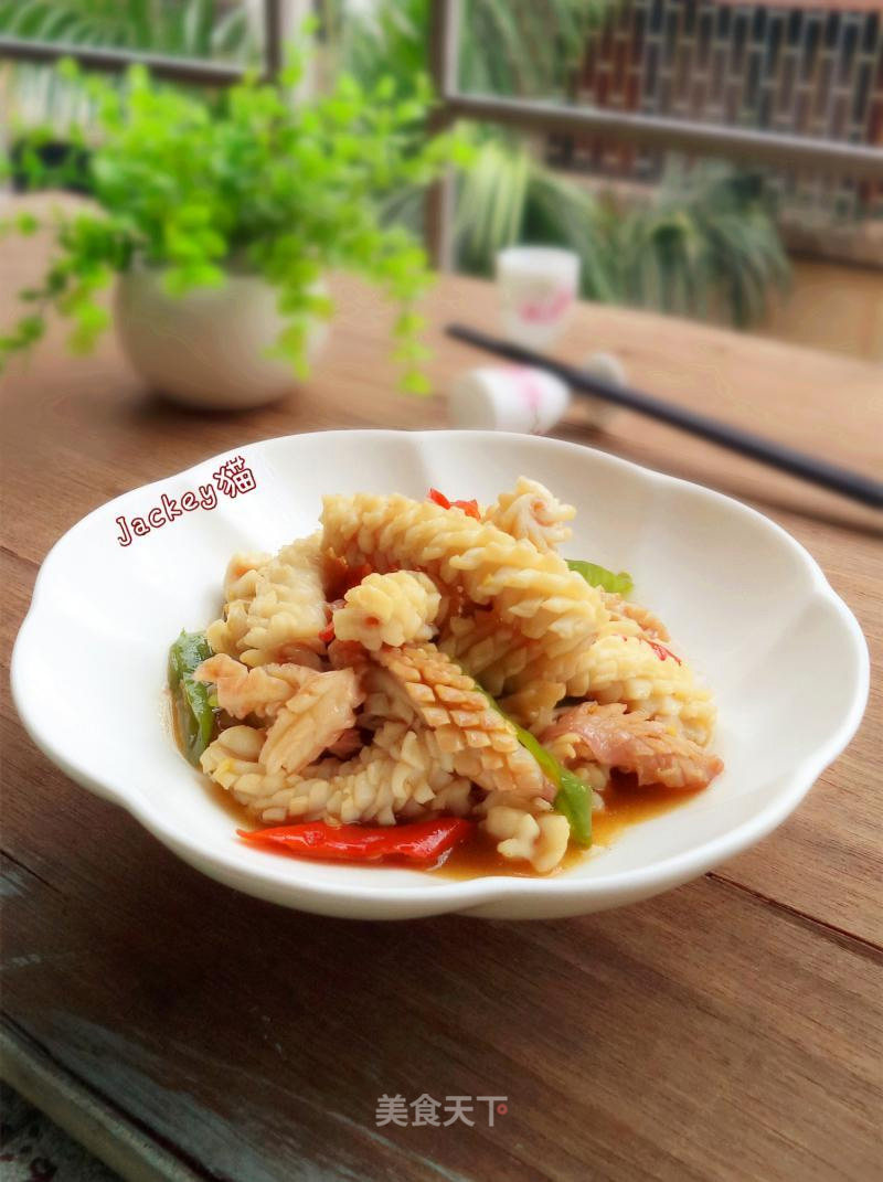 Double Pepper Fresh Squid recipe