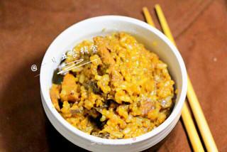 Eggplant Rice Baby Nutrition Supplement, Rice + Brown Rice + Millet + Pork recipe