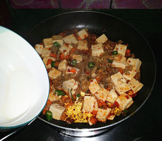 Stewed Tofu with Scallops recipe