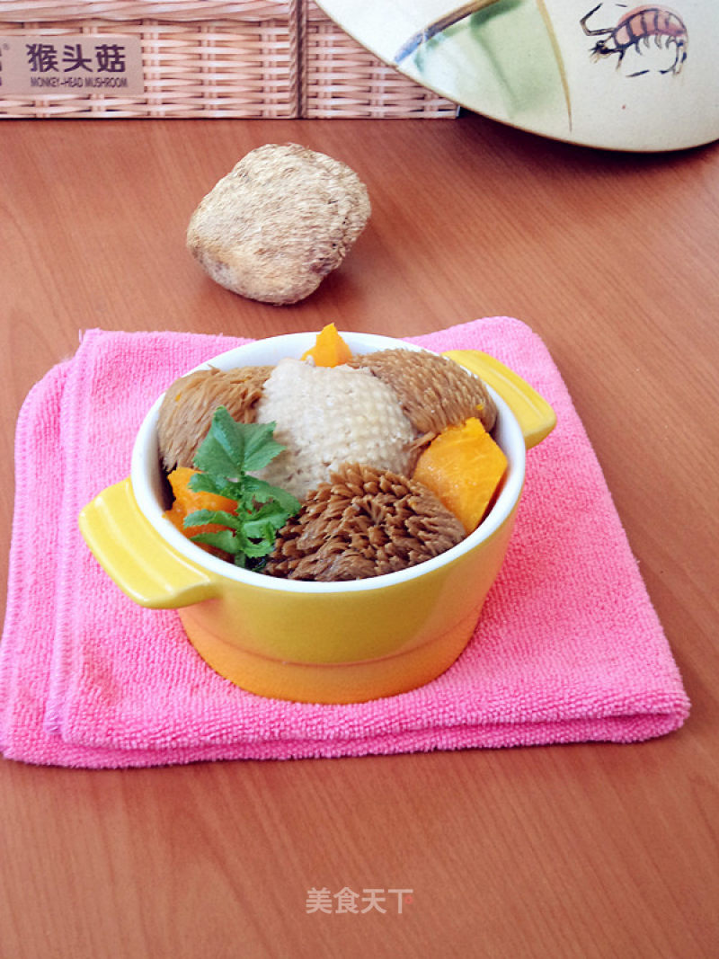 Duck with Hericium and Mushroom recipe
