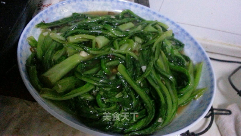 Stir-fried Lettuce with Oyster Sauce recipe