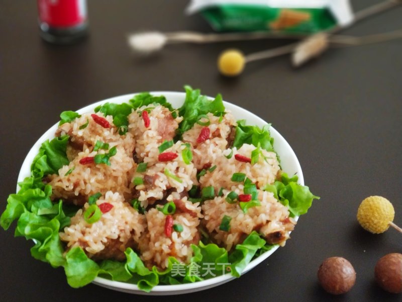 Steamed Ribs with Glutinous Rice recipe