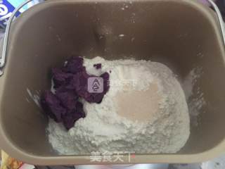 Purple Sweet Potato Toast recipe