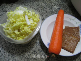Stir-fried Baby Vegetables with Dried Carrots recipe