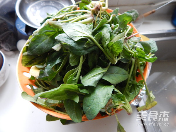 Okara Spinach Vermicelli Pie recipe