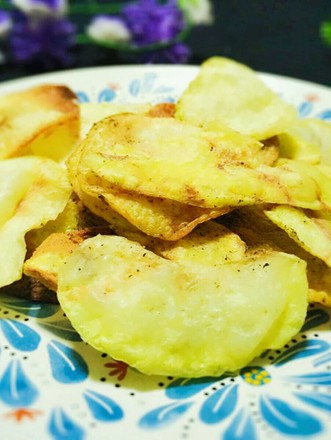 Microwave Baked Potato Chips recipe