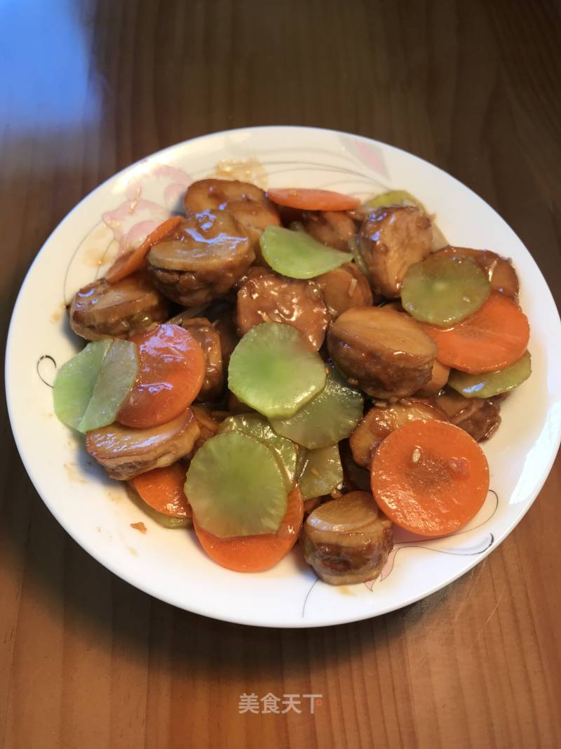 Fried Stuffed King Pleurotus recipe