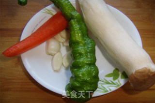 【garlic Pleurotus Eryngii】 recipe