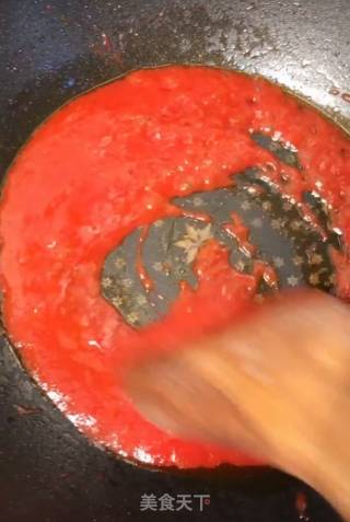 Sweet and Sour Chrysanthemum Eggplant recipe