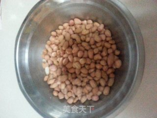 Spinach Mixed with Peanuts recipe