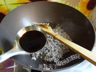 Minced Meat Mixed with Bitter Chrysanthemum recipe
