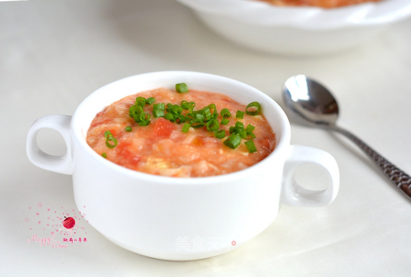 Tomato and Egg Pimple Soup recipe