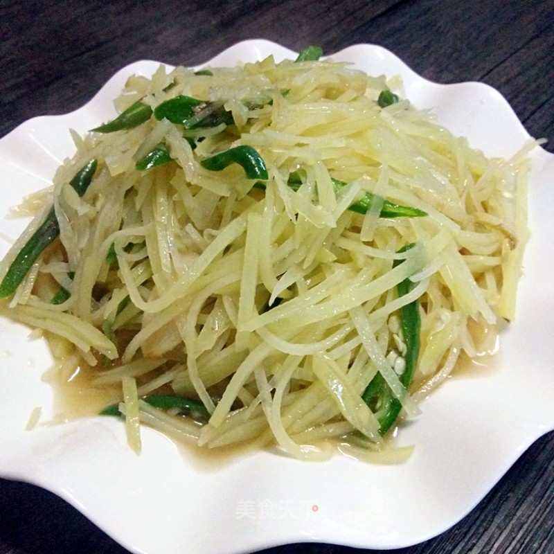 Green Pepper and Potato Shreds recipe