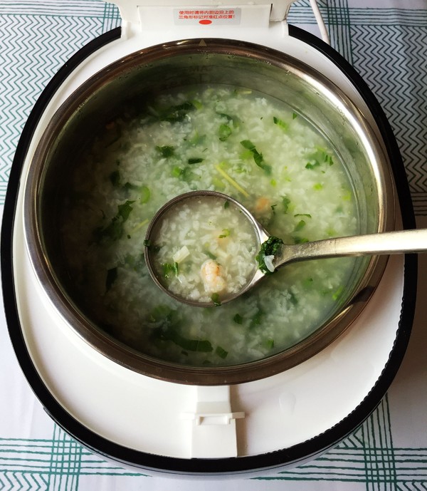 Mustard Seafood Congee recipe