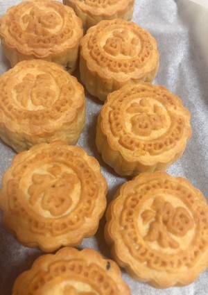 Old-fashioned Moon Cakes (puff Pastry Moon Cakes without Inverted Syrup) recipe