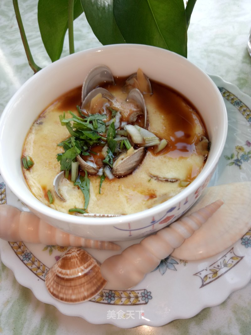 Clam Steamed Egg recipe