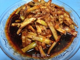 Fresh Bamboo Shoots with Red Oil recipe