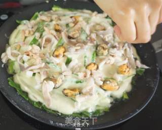 Korean Seafood Scallion Pancake recipe