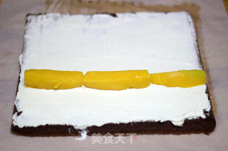 # Fourth Baking Contest and is Love to Eat Festival#cartoon Chocolate Mango Roll recipe