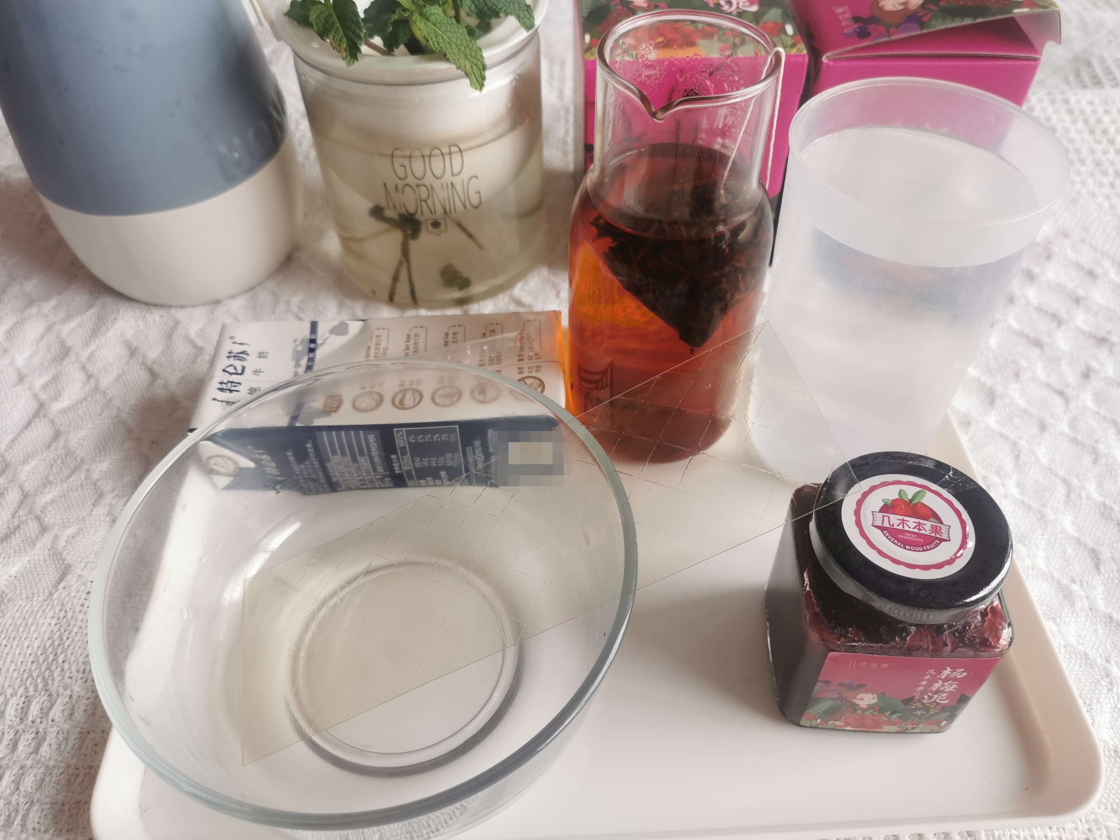 Bayberry Tea Iced Milk recipe