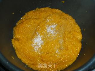 Pumpkin Filling Snowy Mooncakes recipe