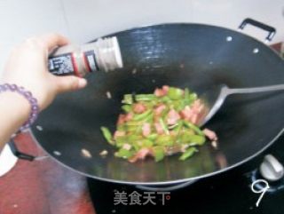 Stir-fried String Beans with Ham recipe