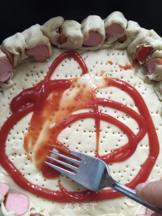 Shrimp Crispy Intestine Pizza recipe