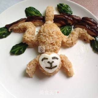 Monkey Fishing for The Moon Fried Rice recipe