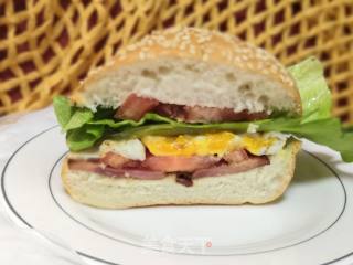 Egg Tomato Burger recipe