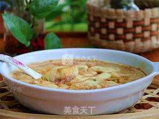 Steamed Custard with Minced Meat recipe