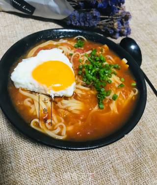 Sweet and Sour Noodles with Tomatoes recipe