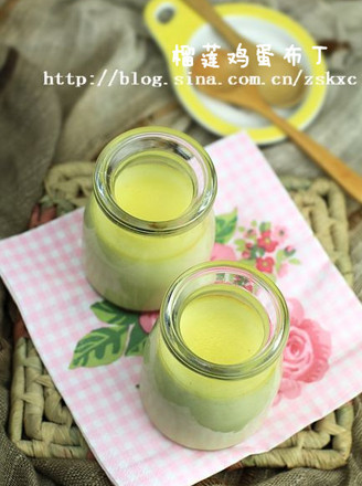 Durian Egg Pudding recipe