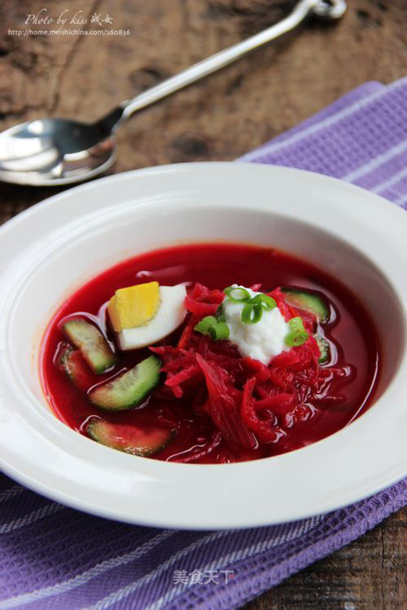 [shi Shangqi Western Food Competition Area]: The Temptation is Hard to Stop --- Cold Beet Soup recipe