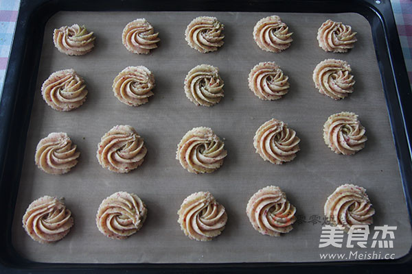 Flower Cranberry Cookies recipe