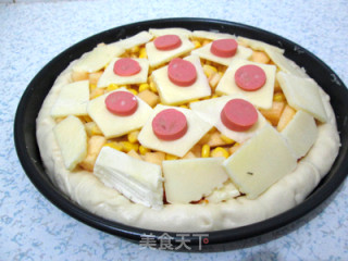 Cheese Sausage Apple Pizza recipe