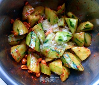 Cucumber and Peanuts recipe